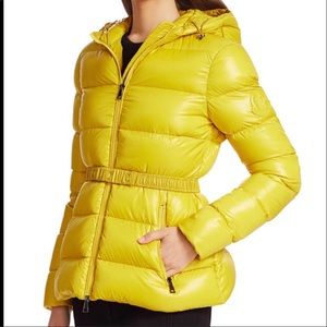 NWT Moncler Yellow Ski Coat Large 4